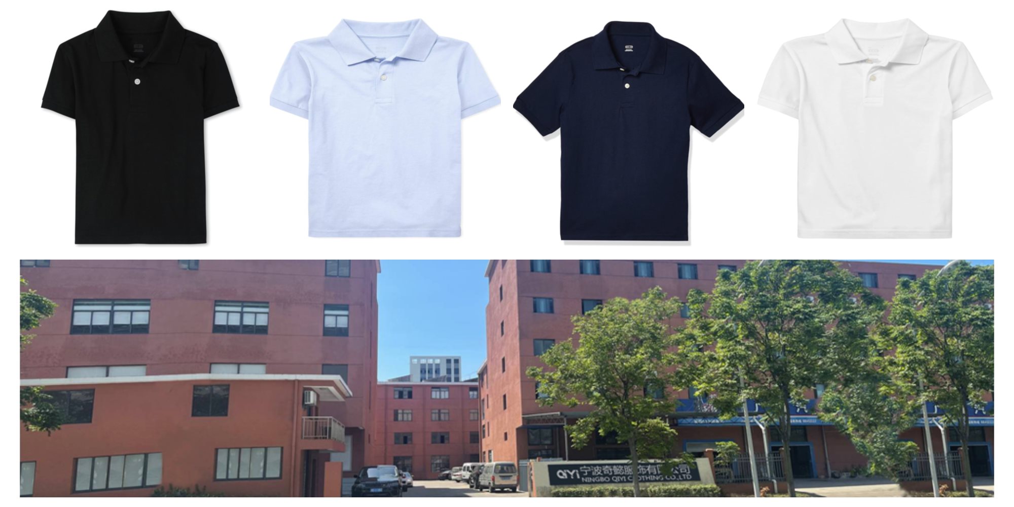 Kids uniform polo shirt manufacturer